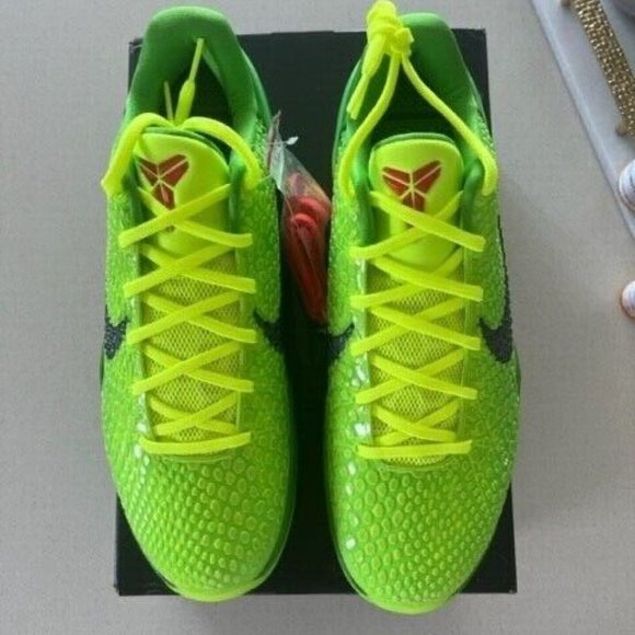 Kobe 6 Protro Low Grinch Brand New Deadstock size 11